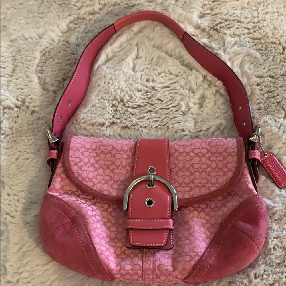 Fun Pink Coach Small Purse